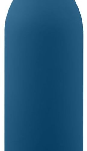Stainless Steel Sports Water Bottles Insulated Water Bottle, Small Mouth Water Bottle Outdoor Water Cup 18oz Double Wall Vacuum Water Bottle,BPA Free, Keep Cold and Hot Water Bottle (a-blue)