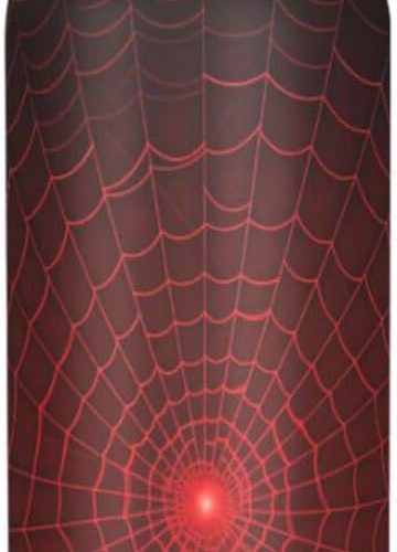 Water Bottle Red Spider Web Stainless Steel Sport Water Bottle with Straw Insulated Water Bottles Travel Portable Cup 32 oz