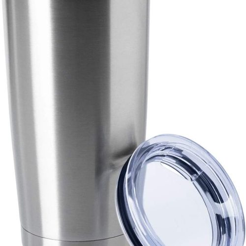 20oz Tumblers Bulk Stainless Steel Cups with Lid Double Wall Vacuum Insulated Coffee Mugs for Cold & Hot Drinks Pack